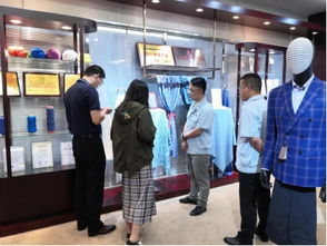 國家紡織產品開發中心領導調研我司綠色生態產品開發工作